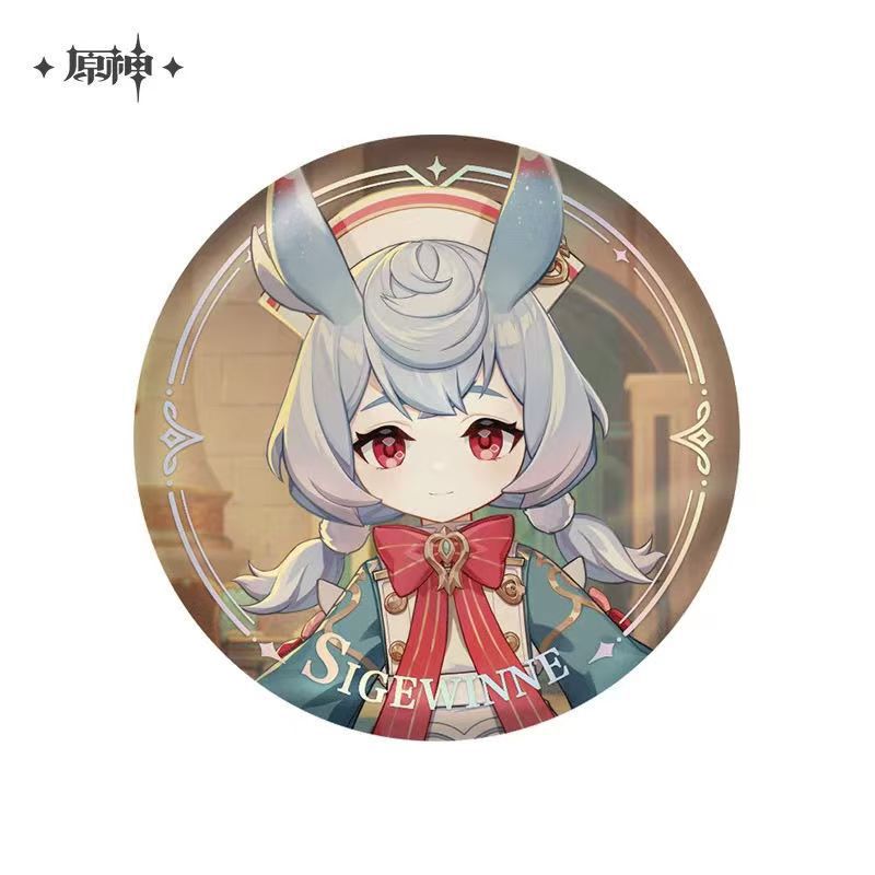 公式正規品「原神」縦絵/璃月港/モンデーシティシリーズキャラクターブリキバッジ|undefined