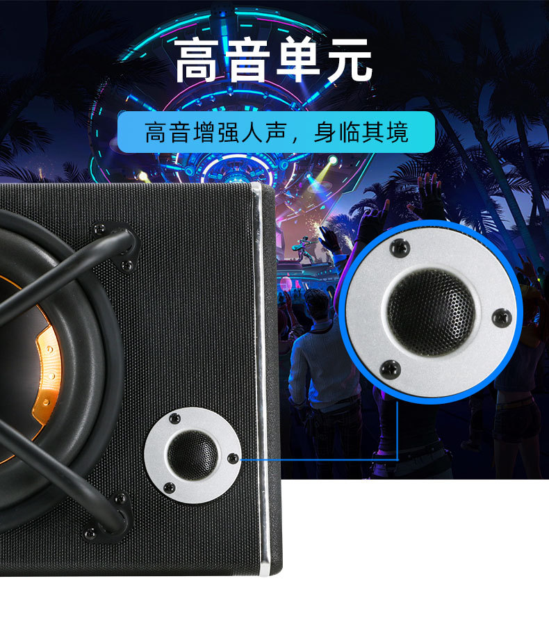 Car Subwoofer 10-Inch 12V Super Bass Subwoofer 120W Car-Mounted Active High-Power Subwoofer Modified Subwoofer