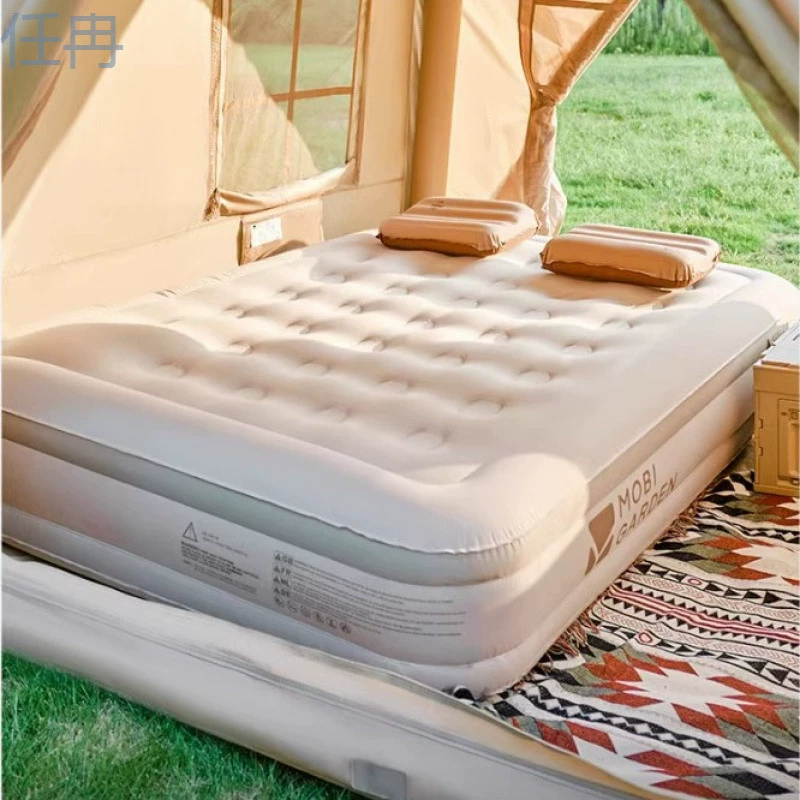 Заводской надувной матрас-палатка для кемпинга на открытом воздухе, автоматическая надувная кровать, портативный двуспальный надувной матрас xKW.
