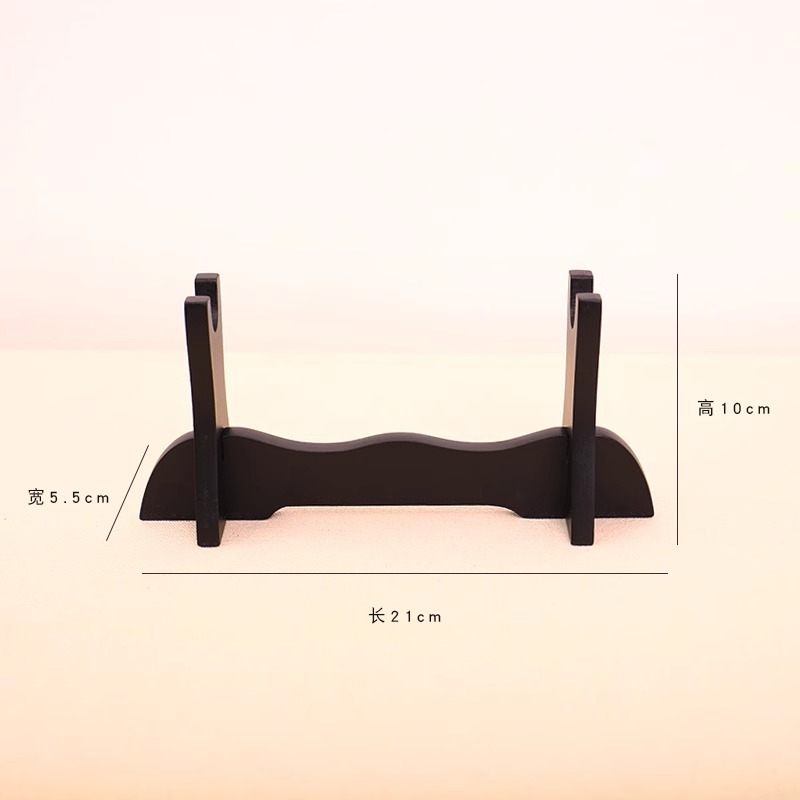 Ruler Bracket Bracket Base Estante de exhibición de estilo chino Características de soporte de artesanía