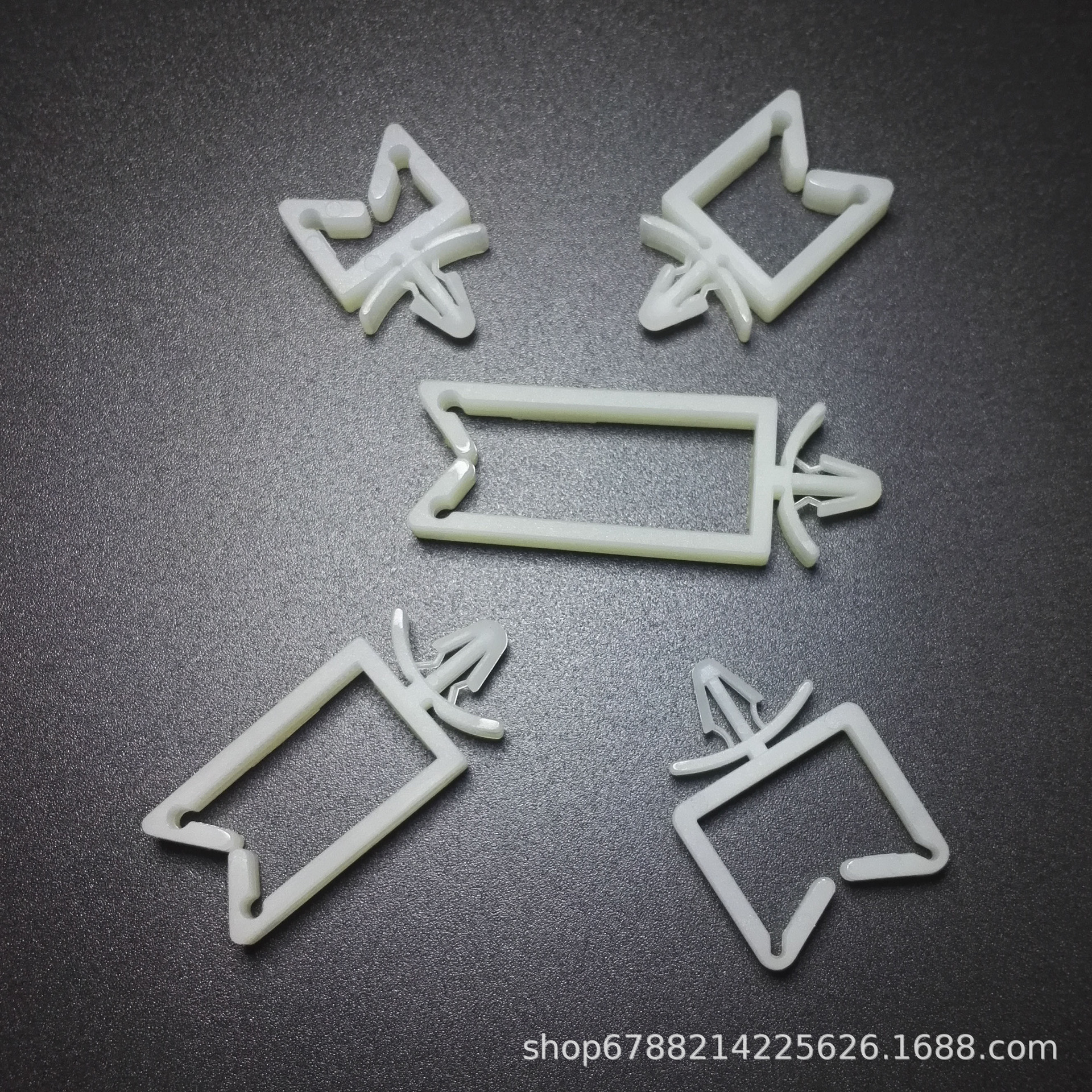 电线固定座PC板线缆插销式隔离束线方形理线夹