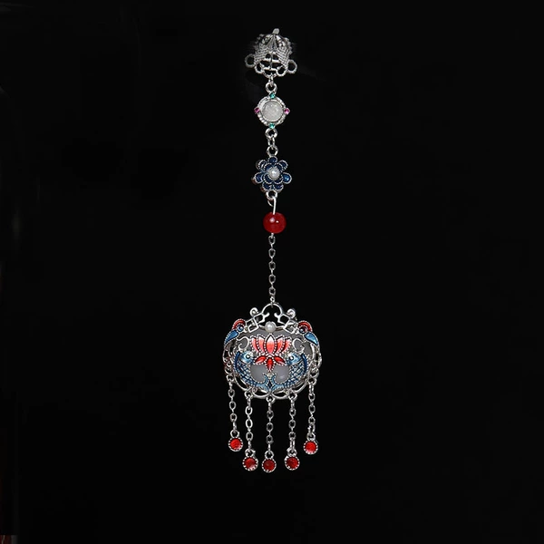 7 Lotus Ruyi Lock-Pressed Plate