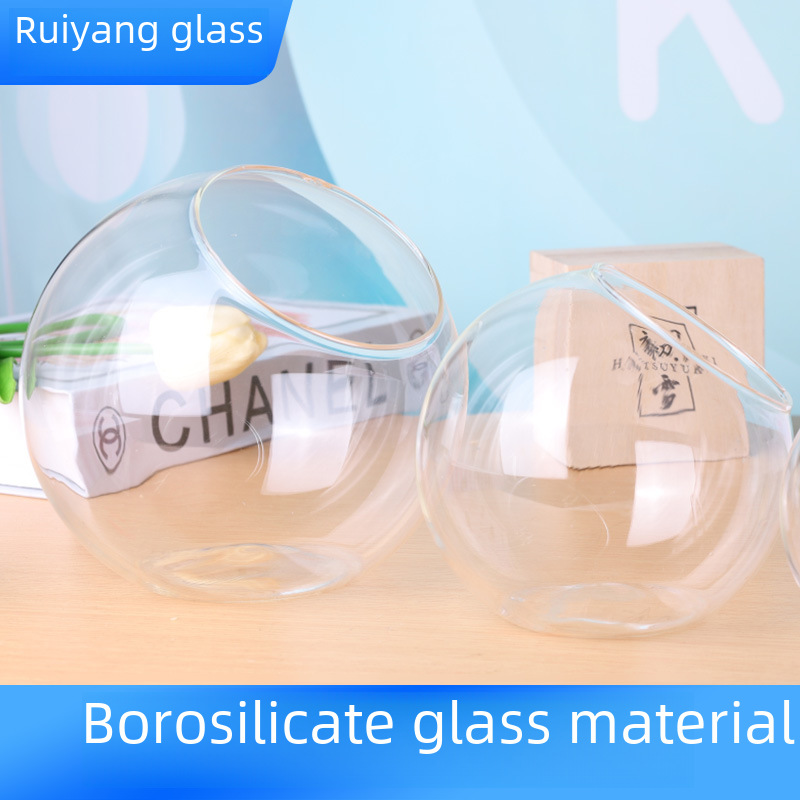 Can set the glass process micro -landscape side ball