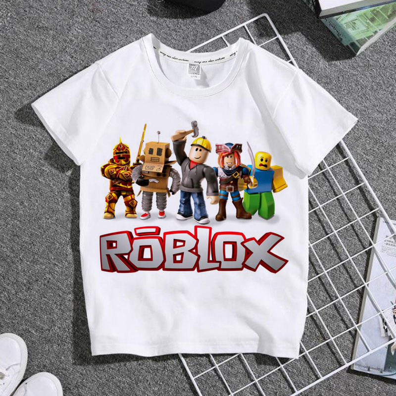Summer New Kidsren's Clothing Roblox Roblox Men's and Women's Kidsren's Clothing T-Shirts for Primary and Secondary School Students Short-Sleeved Family Clothing Summer New Kidsren's Clothing Roblox Roblox Men's and Women's Kidsren's Clothing T-Shirts for Primary and Secondary School Students Short-Sleeved Family Clothing
