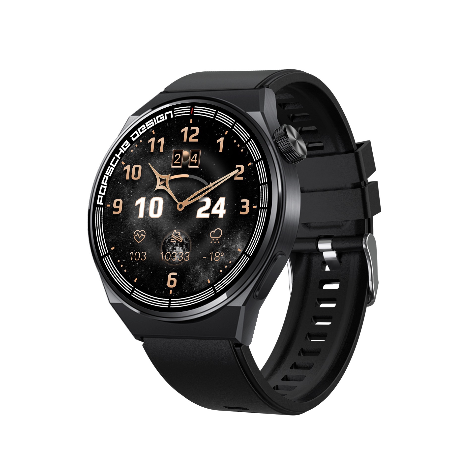 Gt8 Smart Watch 1.28-Inch Screen Heart Rate and Blood Oxygen Monitoring Supports Bluetooth Calling Nfc Business Men's Watch