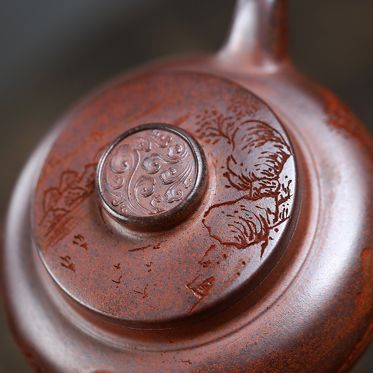 Yuanzhu Gulong Kiln Чайник ручной работы, каллиграфия и живопись, Yixing Zisha Gongtang, прямая доставка источника чайного сервиза