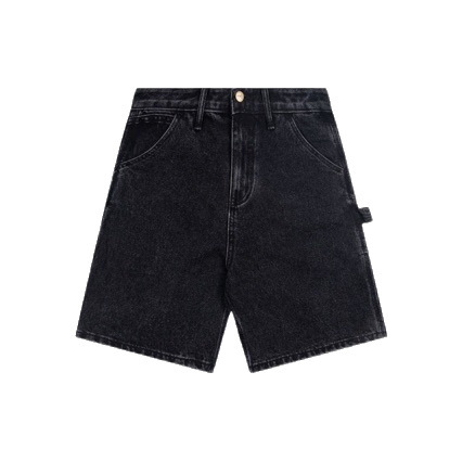 26 Cross-Border In-Stock Carhartt Summer Vintage Washed Straight High-Waisted Slimming Loose Thin Wide-Leg Denim Shorts 26 Cross-Border In-Stock Carhartt Summer Vintage Washed Straight High-Waisted Slimming Loose Thin Wide-Leg Denim Shorts