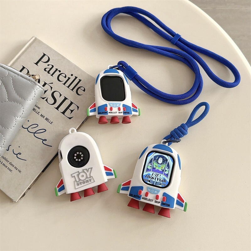 Spaceship-themed protective case for Apple Watch S11/10/9, iWatch Ultra soft case