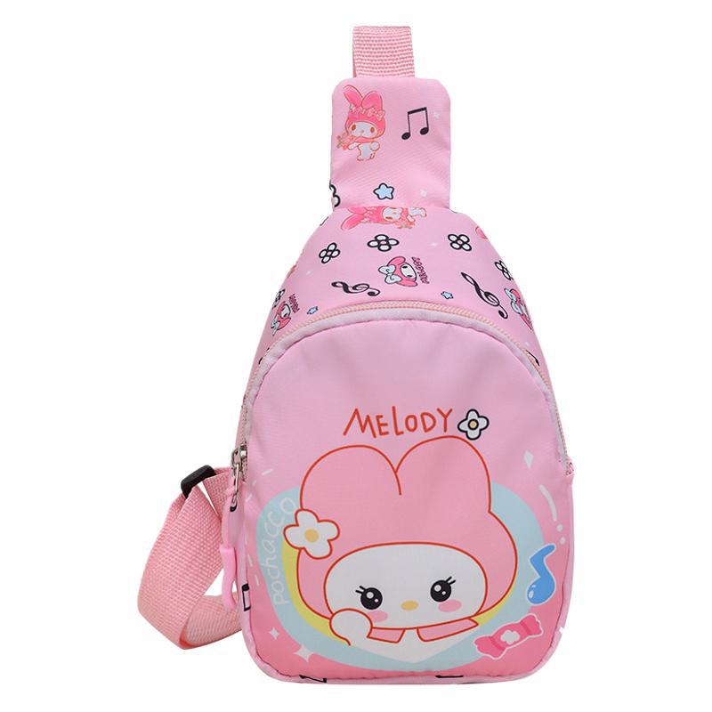 Nuevo bolso de pecho infantil de dibujos animados lindo jardín de infantes mochila de moda para niños mochilas diagonales bocadillos juguetes mochilas