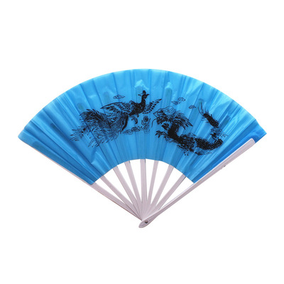 One yuan Two yuan shop Source of goods Small colored cloth fan Plastic fan Resin cloth fan Color fan Mo angry fan