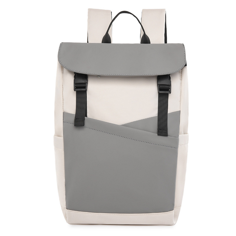 Computer Bag Backpack Men's Notebook Large Capacity Flip Student School Bag Lightweight Travel Trendy Cool Backpack Wholesale