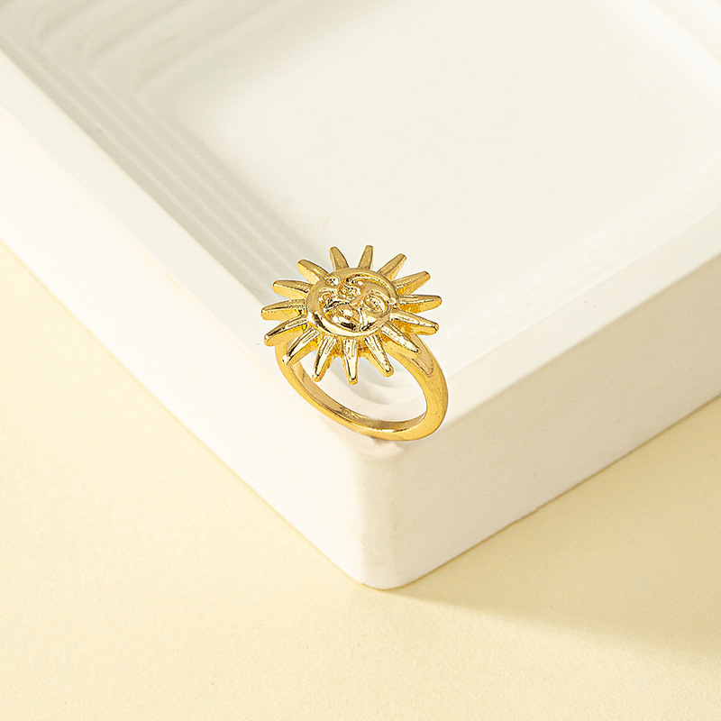 Simple Style Sun Alloy Wholesale Rings display picture 1