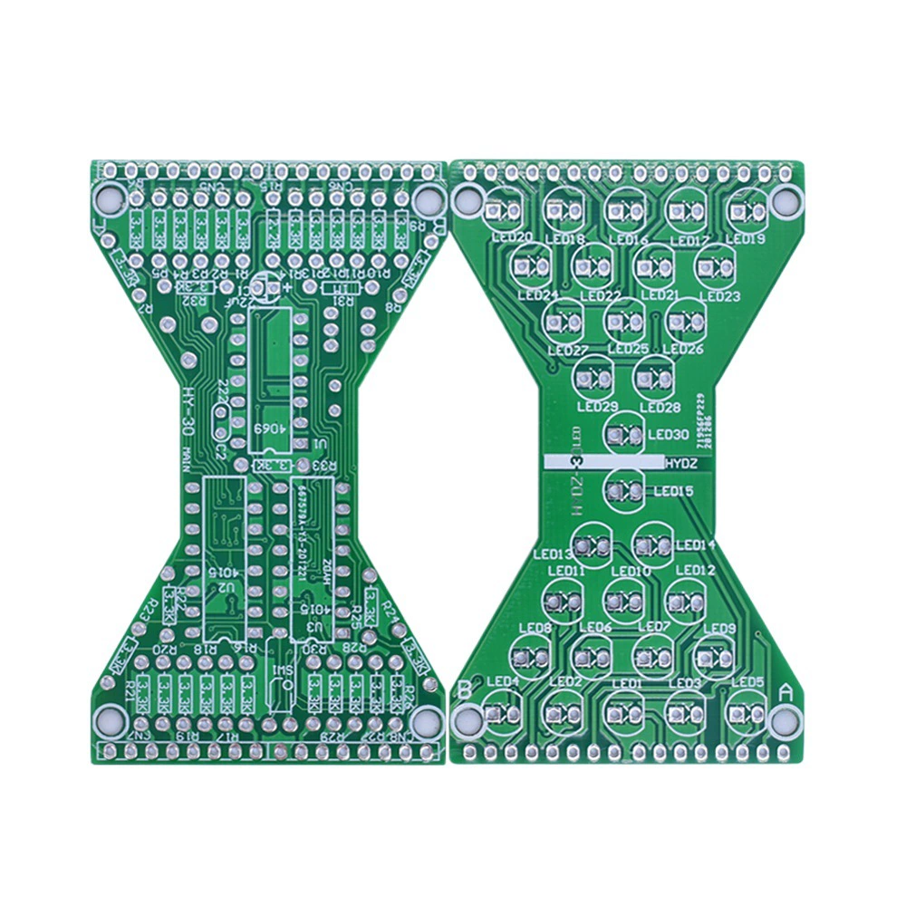 30 ламп светодиодный электронный комплект песочных часов DIY Электронные песочные часы электронный комплект для сварки изготовление деталей