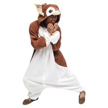 新款冬季卡通外星猪连体睡衣家居服情侣家居服外贸