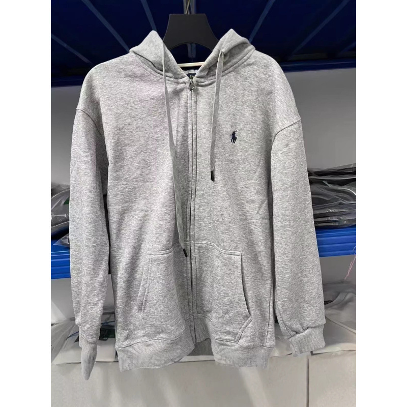 Zipper Polo Pony New Style Sweatshirt Cardigan Embroidered Men's Unisex Loose Casual Hooded Spring and Autumn Jacket Zipper Polo Pony New Style Sweatshirt Cardigan Embroidered Men's Unisex Loose Casual Hooded Spring and Autumn Jacket