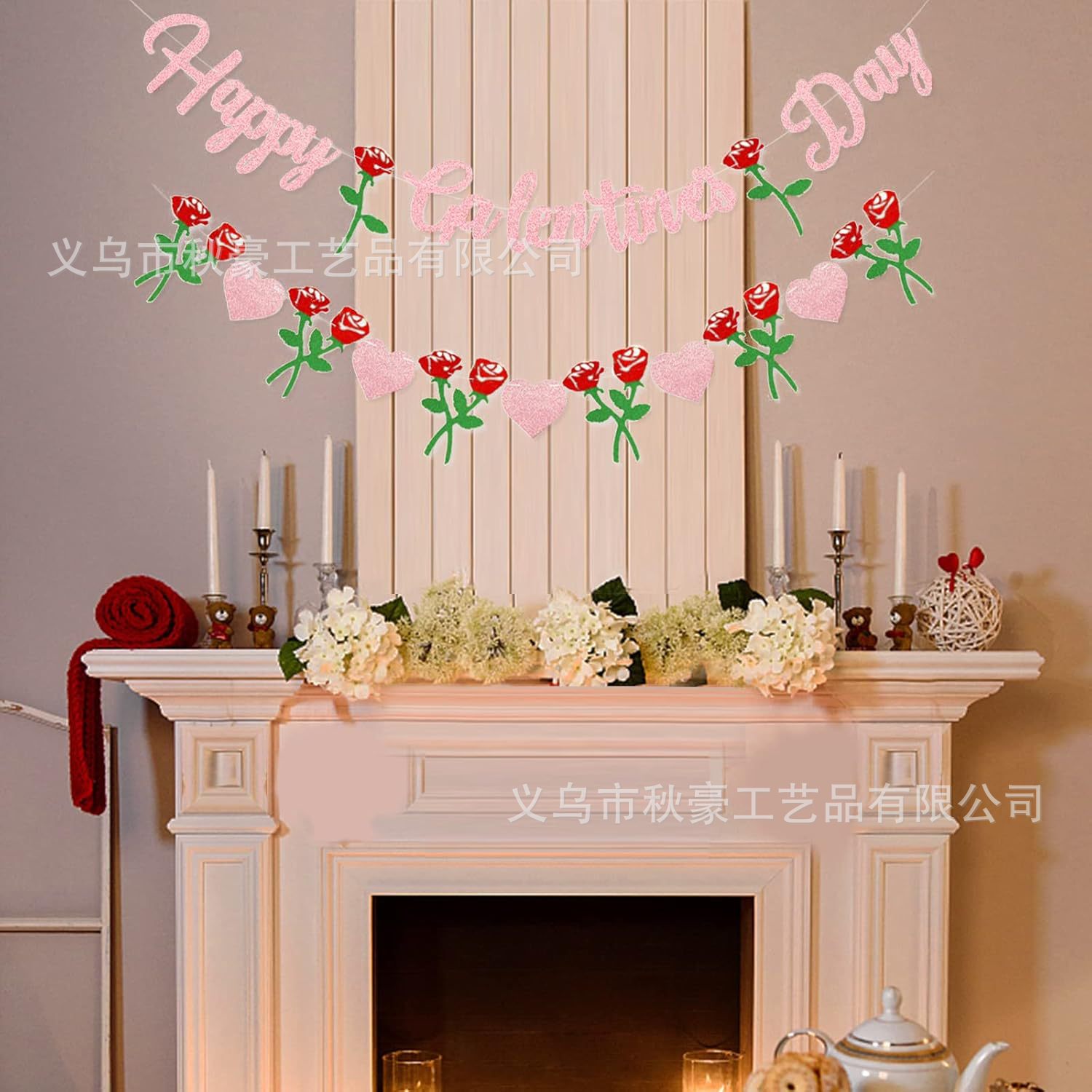 Decoración de la fiesta del día de San Valentín de las novias HAPPY GALENTINE'S DAY Brillante para el día de San Valentín