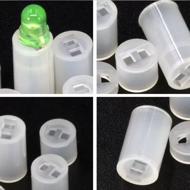 批发供应双孔5x11mm LED双孔隔离柱 led灯间隔柱 塑料绝缘隔离柱