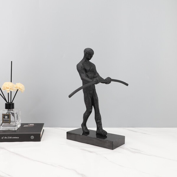 Modern minimalist creative balancing pole character ornament living…