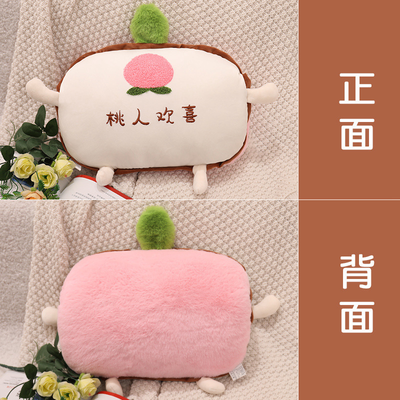 Buen caqui continuo mano más caliente almohada siesta almohada acostado dormir almohada siesta artefacto dormir mano caliente invierno lindo para los estudiantes