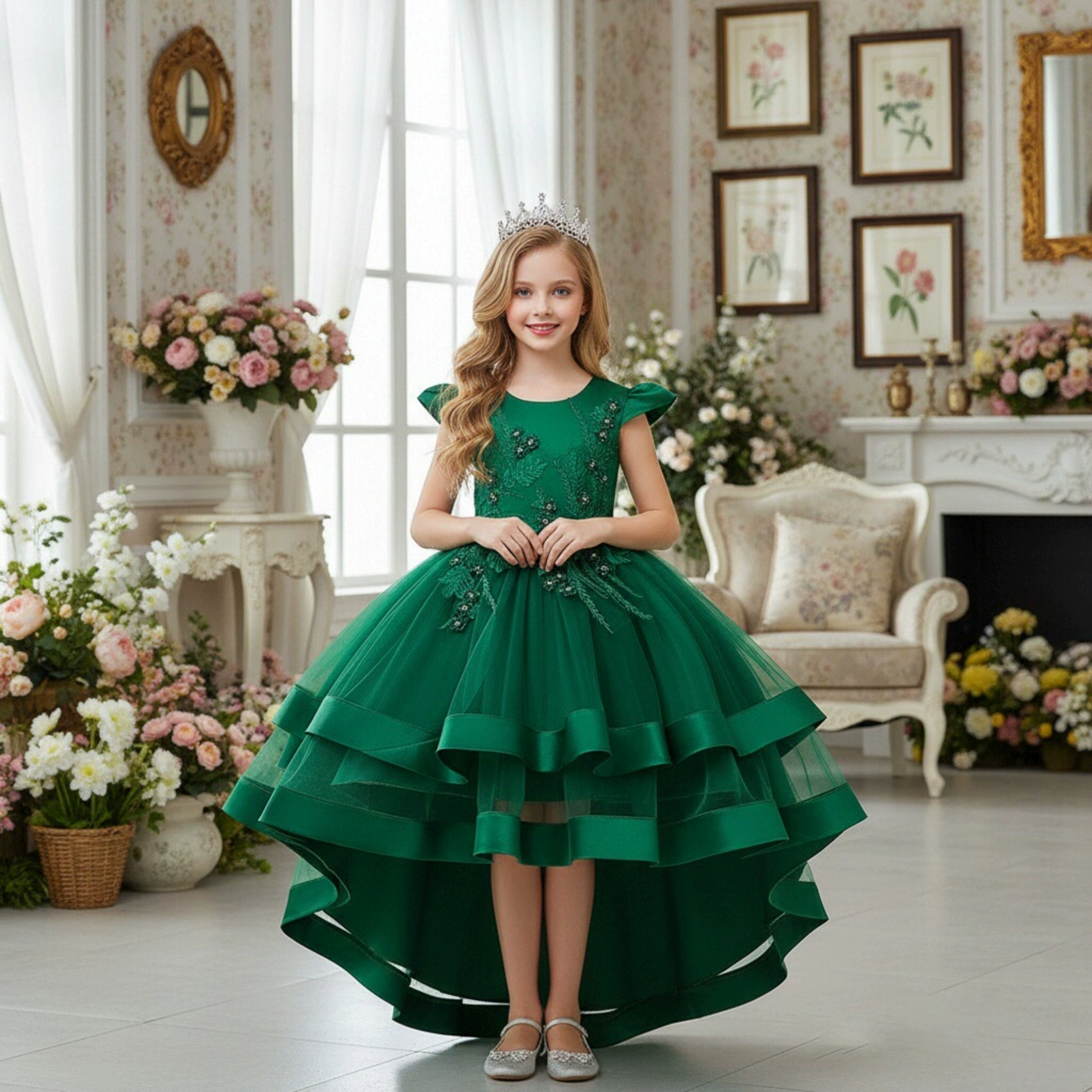 Школьный костюм, детское платье, тюль, Aliexpress