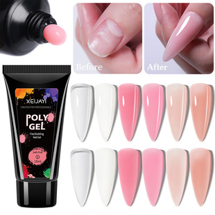 Crystal extension glue nail polish glue wholesale nail fast extension 15ml phototherapy free paper holder jelly glue factory wholesale