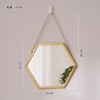 Poron -free wall -mounted dormitory dressing mirror wall -mounted bathroom mirror toilet mirror makeup mirror toilet mirror bathroom mirror