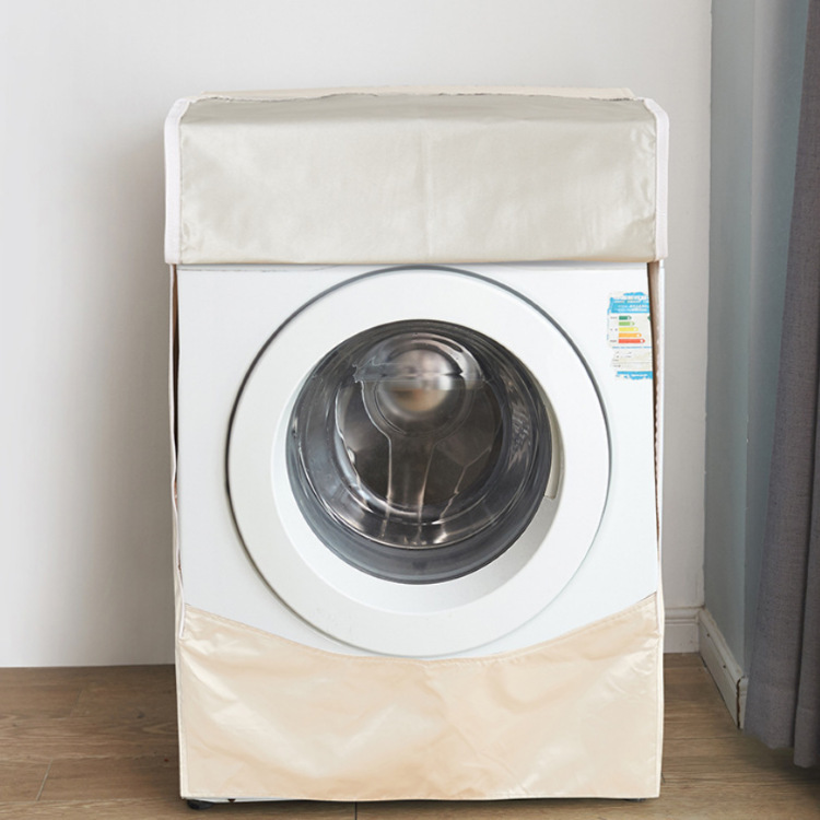 Factory direct supply silver-coated Oxford cloth sunscreen waterproof washing machine cover household automatic drum dust cover Hood