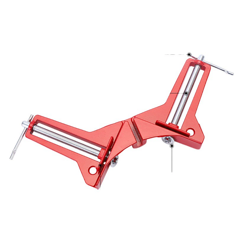 Прочный 90 ° прямоугольный зажим стеклянный аквариум зажим быстрой фиксации деревообрабатывающий быстрый зажим алюминиевый сплав прямоугольный зажим партия