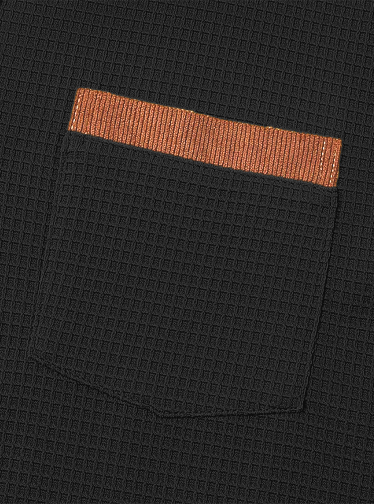 Herren Waffelstrick Pullover Mit Stehkragen Für Den Winter_voghion.com