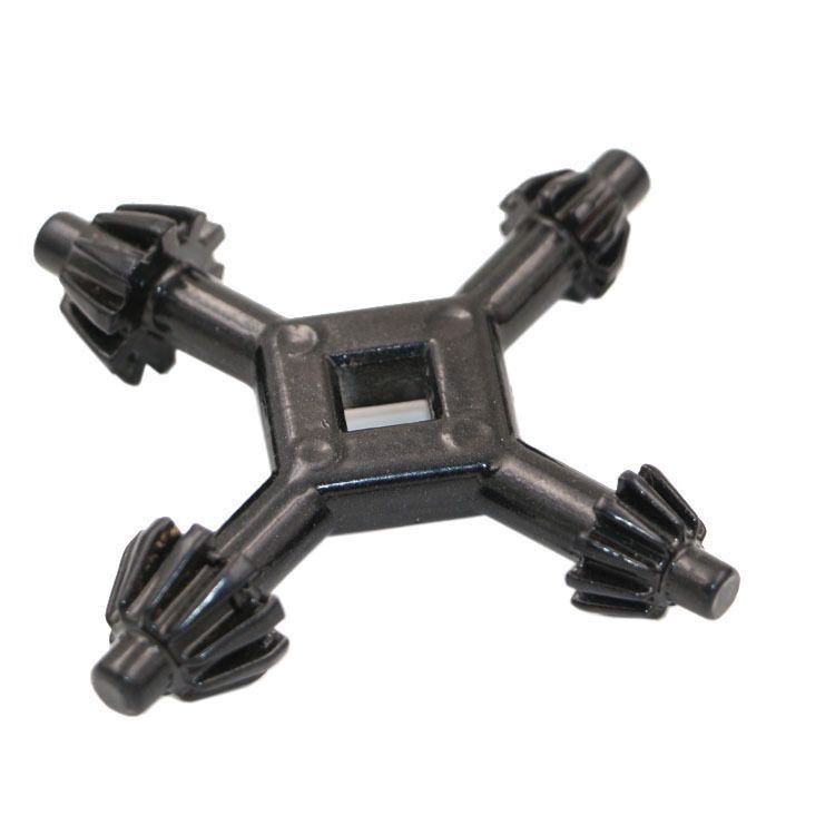 四合一手电钻钥匙 钻夹头扳手 手枪钻扳手锁匙多功能四头钥匙扳手