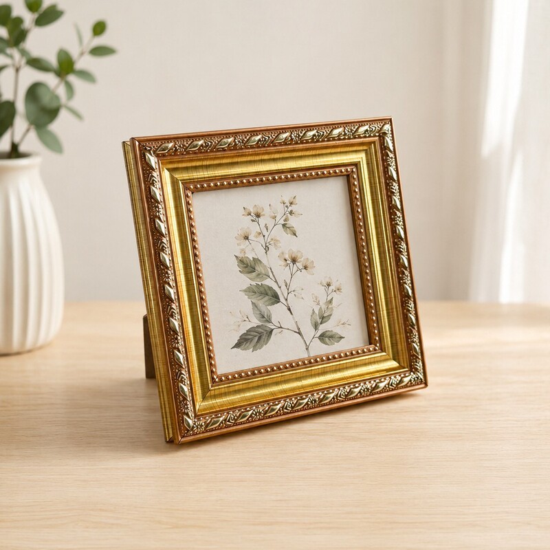 American-Style Gold Photo Frame Custom Square 4inch Business License Frame Vintage Picture Frame Tabletop Wall Hanging Custom Wholesale American-Style Gold Photo Frame Custom Square 4inch Business License Frame Vintage Picture Frame Tabletop Wall Hanging Custom Wholesale