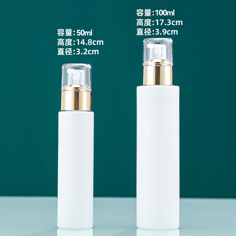高品質ガラスローションボトル空ボトル 30-100 ミリリットル黒、白遮光エッセンス化粧品ボトル|undefined