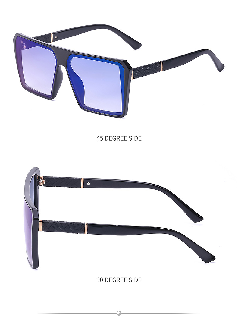 Fashion Geometric Large Frame Sunglasses display picture 6