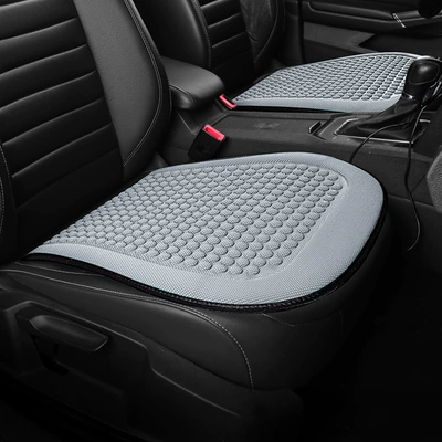Cool Silk Four-Season Car Seat: Seat cushion, seat cover - x207-fashion-grey-single-ass-pad-one