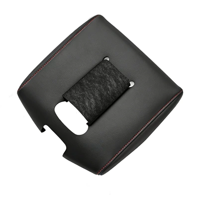 Suitable for 14-18 Models Sürətlər qutusu və əl tormozu başlıqları - 14-18-chevrolet-silverado-620010-sponge-leather-case-black-leather-with-red-thread
