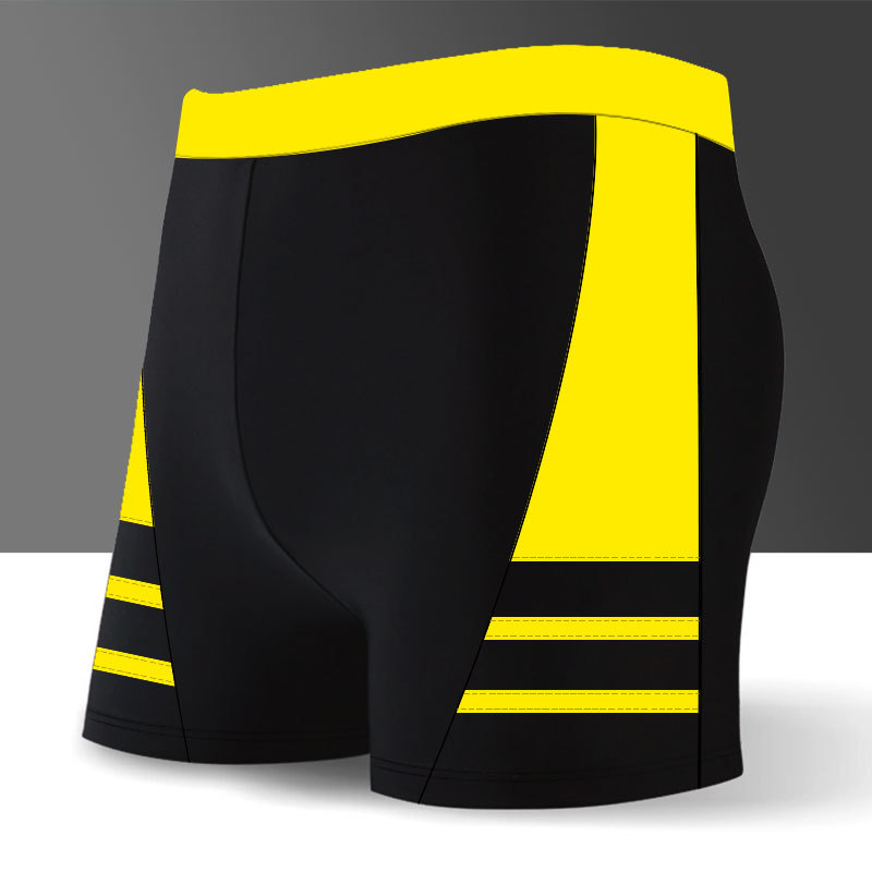 Nuevo traje de baño para hombres boxeadores de aguas termales de moda de color a juego para hombres tallas grandes Bañadores anti-vergüenza anti-cloro pantalones cortos para hombres