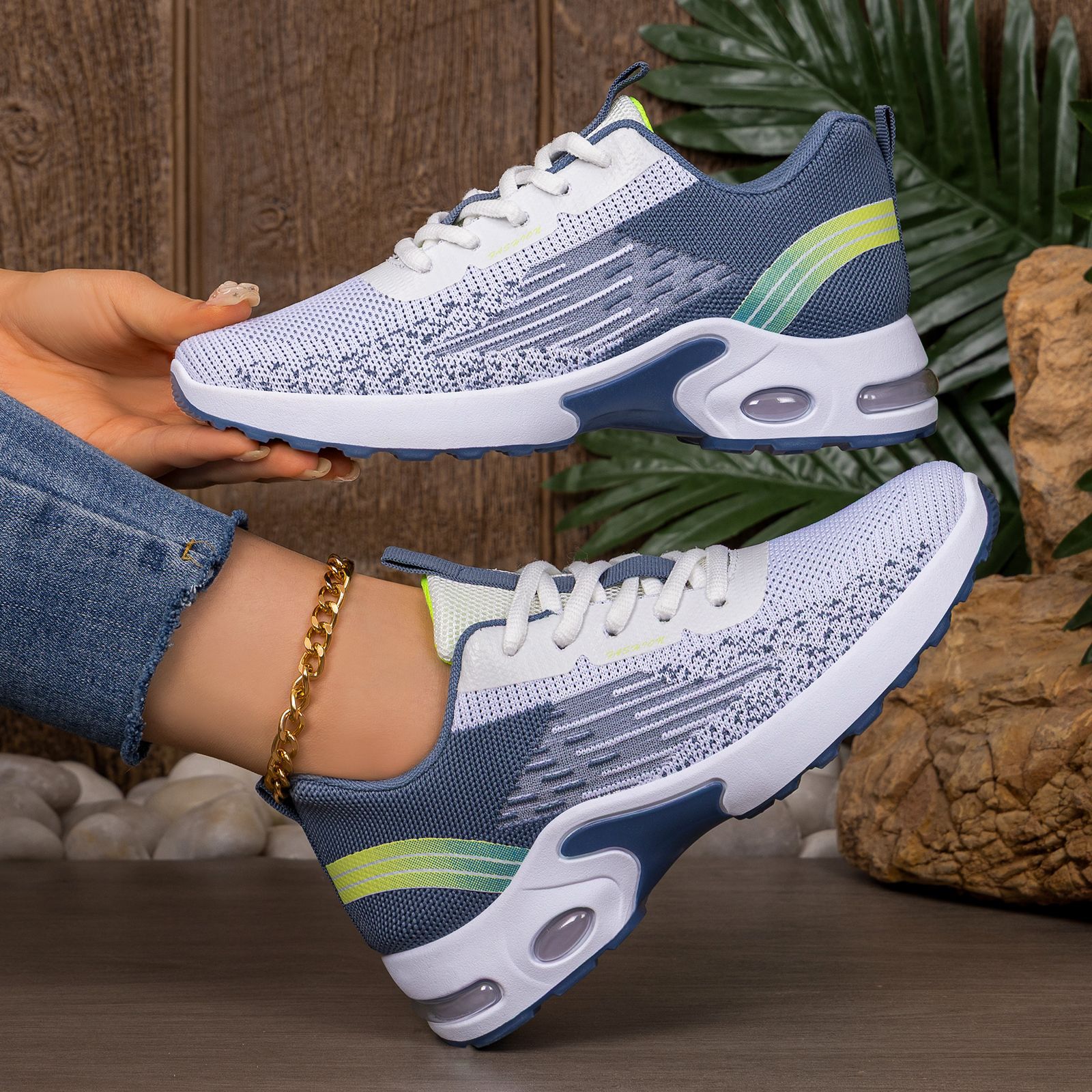 Zapatos transfronterizos para mujeres nuevos zapatos casuales para mujeres zapatos de correr de tela de tela de alto estilo coreano zapatos deportivos casuales para mujeres