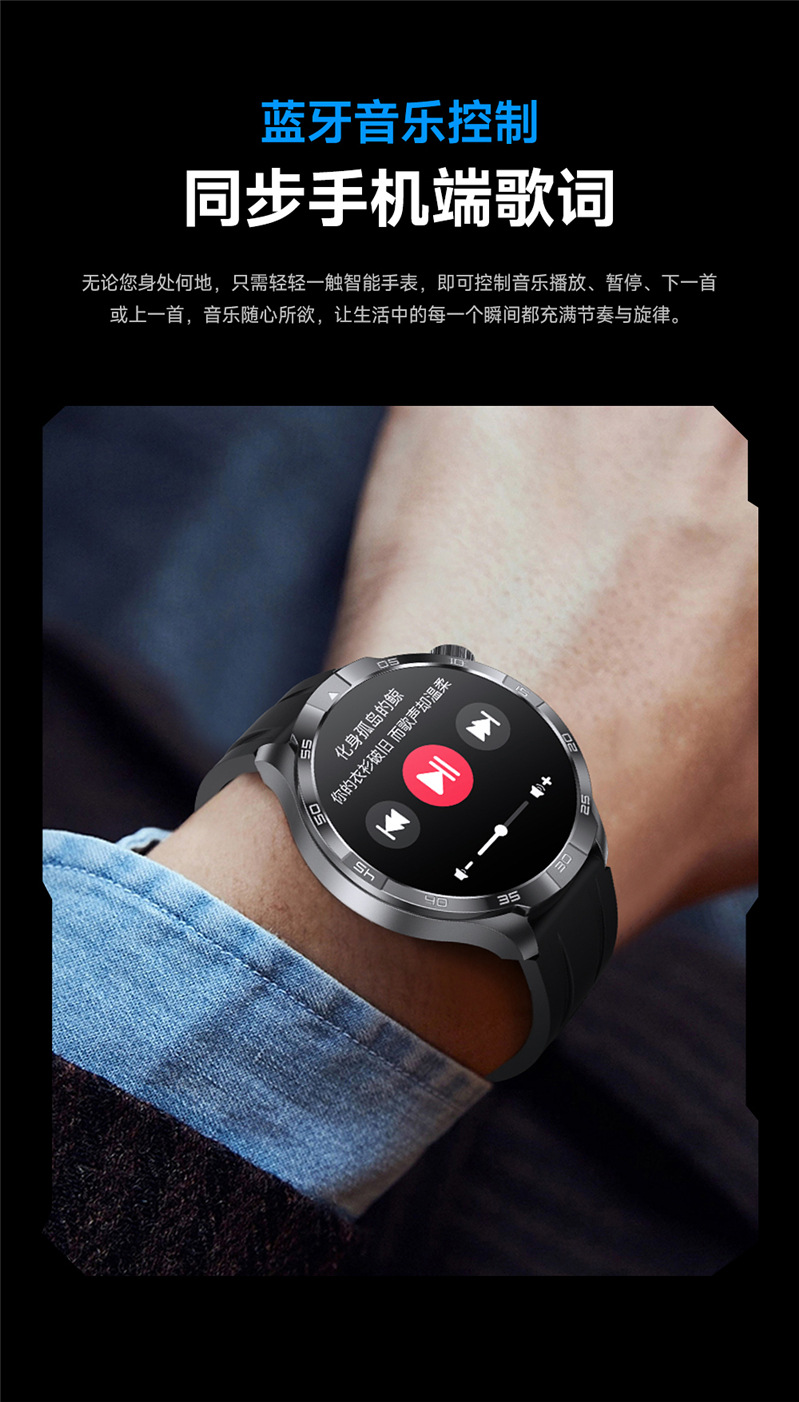 The new G4PLUS smartwatch from Huaqiangbei features Bluetooth calls, music control, Alipay, weather, health and sports undefined