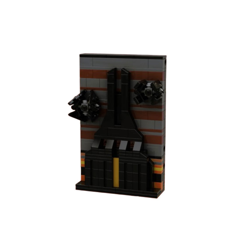 Creative Postcard Building Block Set Small Particle Model Toy_voghion.com
