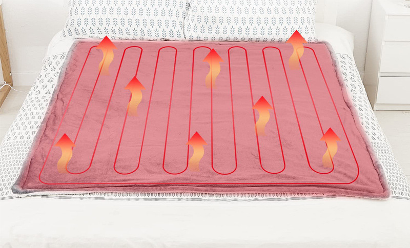 Heating blanket heating blanket warming body and legs, heating pad, multifunctional electric shawl cover blanket_voghion.com