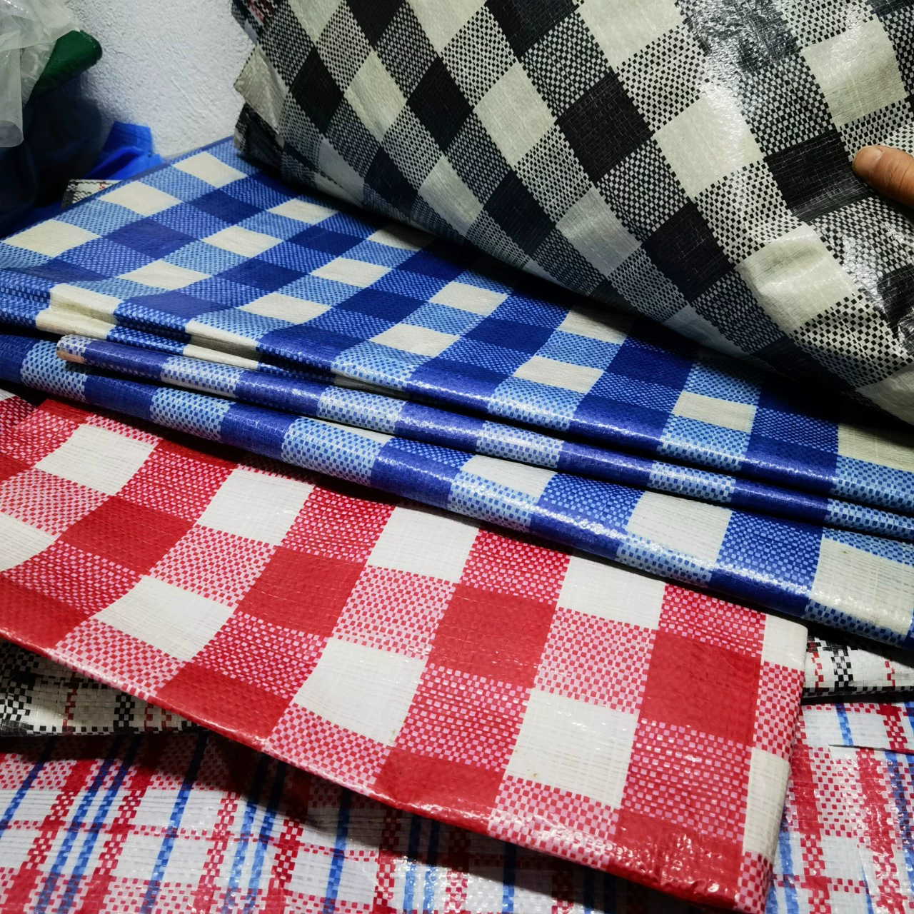 Production of moving bag fabric Материал сумки Handbag material