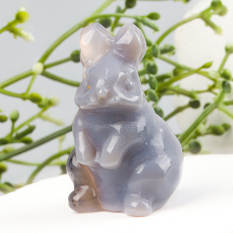 1.5 인치 회색 마노