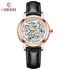 Morning Dawn Fashion Diamond-Studded Waterproof Fully Automatic Hollow Mechanical Watch for Women Live Streaming Cross-Border Foreign Trade Watch