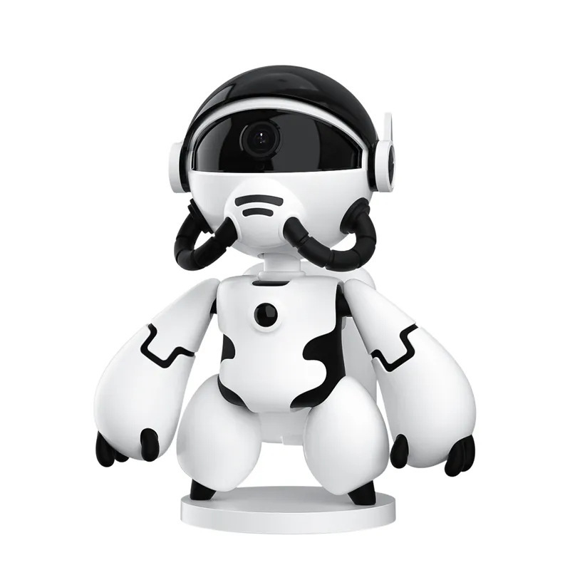 Cross-border smart HD 4K low power robot PIR camera 360 degree rotating wifi connected camera