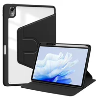 Чехол (Huawei MatePad 11.5 и Air 11.5), прозрачная акриловая крышка, 360° поворотная подставка