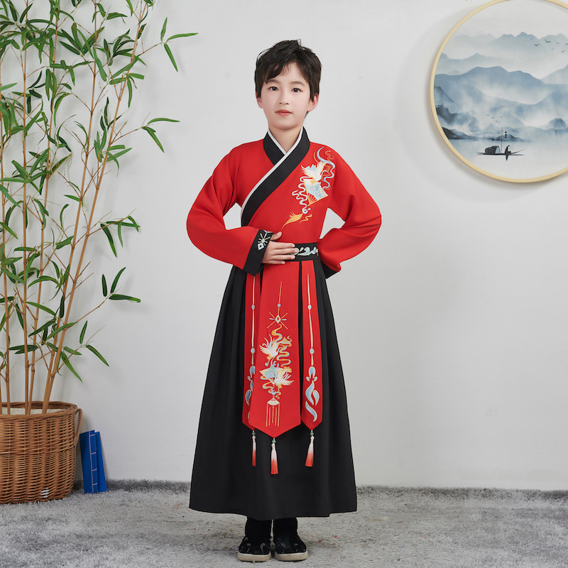 Children's Hanfu for men and women, suit, Chinese style 3
