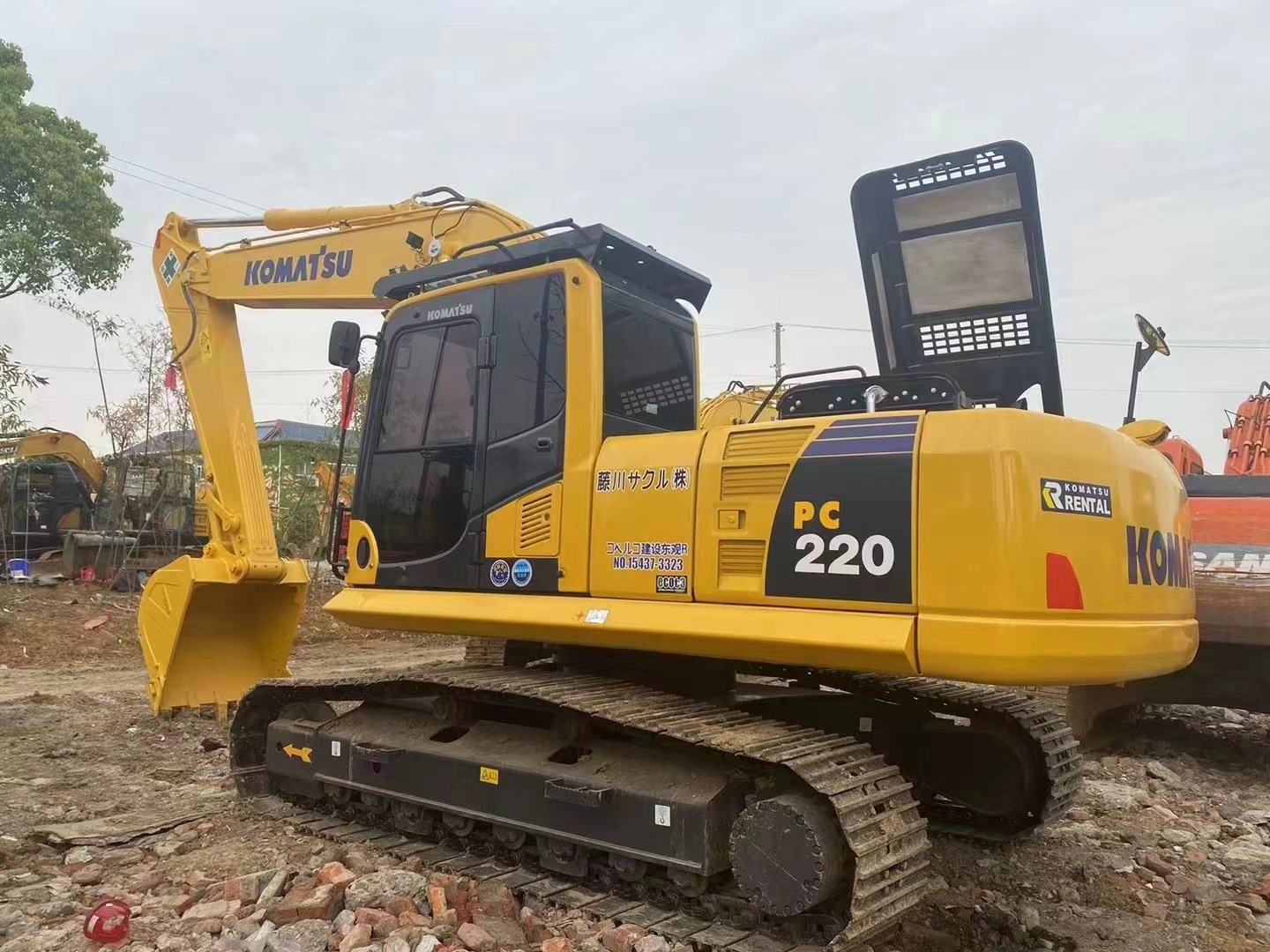 Venta de segunda mano Carter 320D Komatsu 200 SanY205 línea de exportación de excavadoras modernas 215