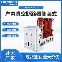 户内真空断路器侧装式VS1-12/630-25高压开关柜中压电动