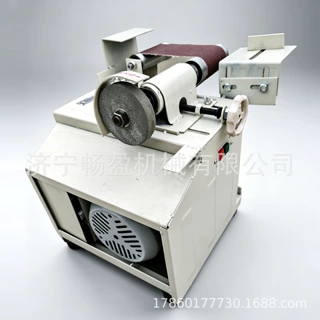 不锈钢管坡口机 小型电动砂带磨口机 护栏管道破口抛光去毛刺神器