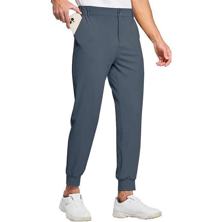 2025 New Cross-Border Dropshipping Men's Golf Jogging Pants Elastic Slim Cargo Pants